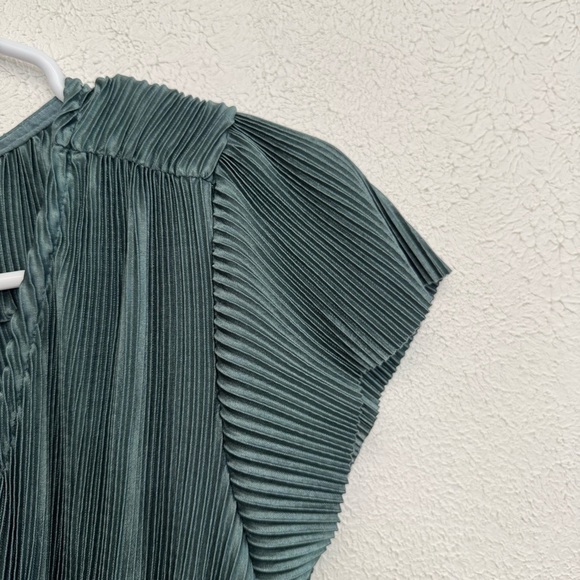 Baltic Born Athena Pleated Maxi Dress Teal Blue Green Size XS - Picture 8 of 9